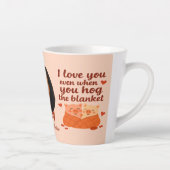 'Für immer mein Valentin' Latte-Mug Milchtasse (Rechts)