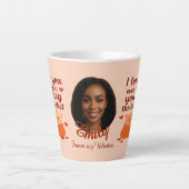 'Für immer mein Valentin' Latte-Mug Milchtasse (Vorderseite)