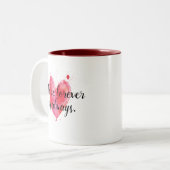 Für immer meine immer Tasse (Vorderseite Links)