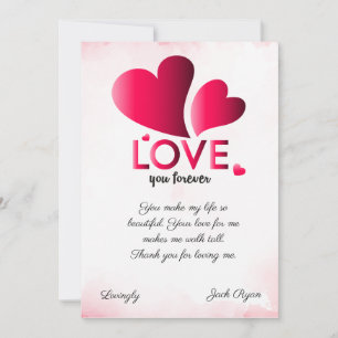 für immer meine Liebe DIY Feiertagskarte