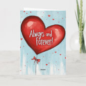 Für immer meine Liebe Feiertagskarte (Rückseite)