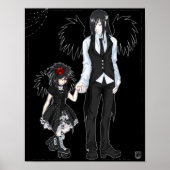 Für immer mit Drucken Poster (Vorne)