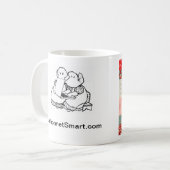 "Für immer mit Ziegeln gedeckt" durch Kaffeetasse (Vorderseite Links)