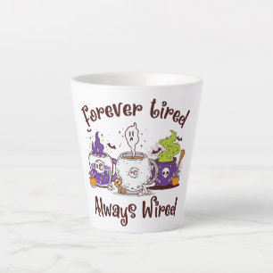 Für immer müde, immer verdrahtet milchtasse