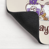 Für immer müde, immer verdrahtet mousepad (Ecke)