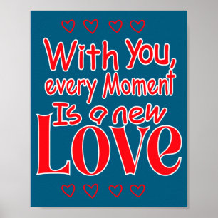 Für immer neue liebevolle romantische Zitate _1 Poster