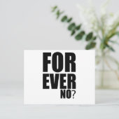 für immer postkarte (Stehend Vorderseite)