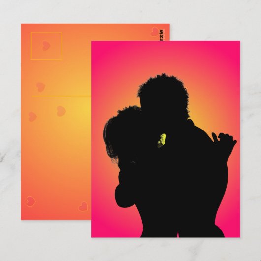 Für immer postkarte (Vorne/Hinten)