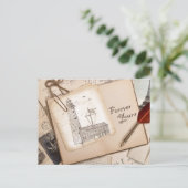 Für immer Postkarte (Stehend Vorderseite)