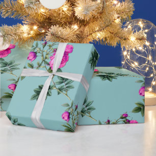 Für immer Rosen-Meer Geschenkpapier