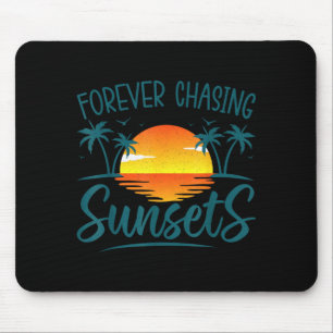 Für immer Sonnenuntergang Sonnenschein Sommer Stra Mousepad