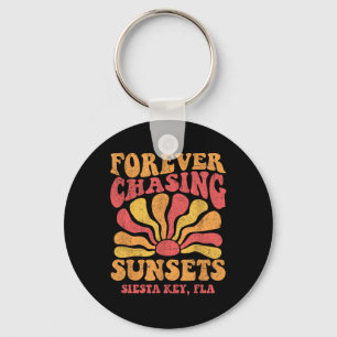 Für immer Sonnenuntergänge jagen Siesta Key Beach Schlüsselanhänger