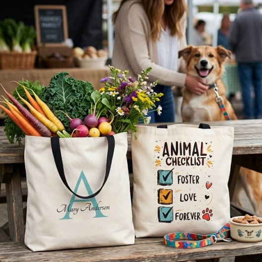 Für immer Tierrettung Befürworter Geschenk Tasche