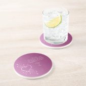 Für immer und ein Tagesgedicht Sandstein Untersetzer (Seite)