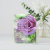 Für immer und eine Tageskarte Postkarte (Stehend Vorderseite)