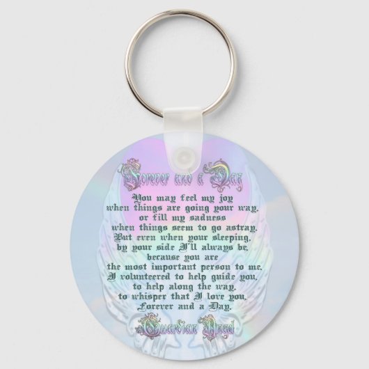 Für immer und einen Tag Schlüsselanhänger (Vorderseite)