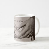 Für immer und ewig   -   Hochzeit Kaffeetasse (VorderseiteRechts)