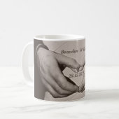 Für immer und ewig   -   Hochzeit Kaffeetasse (Vorderseite Links)