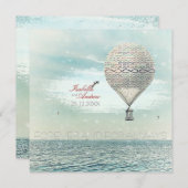 Für immer und für immer - Hochzeit einladen Einladung (Vorne/Hinten)