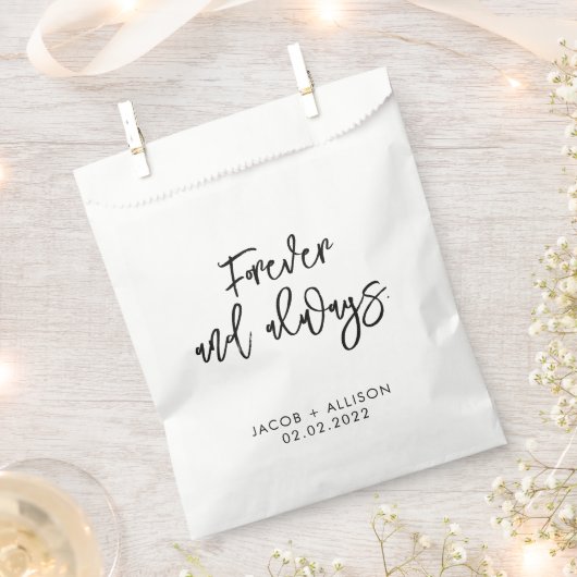 Für immer und immer. geschenktütchen (Ausgeschnitten)