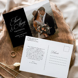 Für immer und immer Hochzeit Danke Postkarte