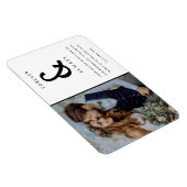 Für immer und immer Hochzeit Foto Danke Magnet (Rechte Seite)