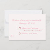 Für immer und immer Hochzeit RSVP (Rückseite)