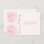 Für immer und immer Hochzeit RSVP (Vorne/Hinten)