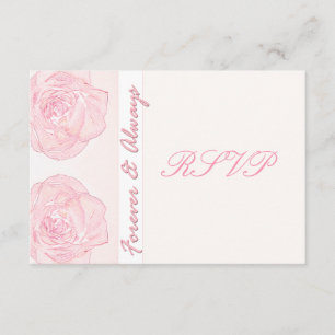 Für immer und immer Hochzeit RSVP Karte