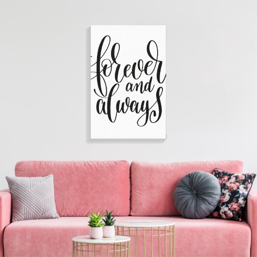 Für immer und immer Leinwand (Insitu (Wohnzimmer))