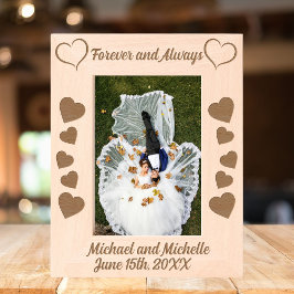 Für immer und immer mit Laser geätzte Bilderrahmen