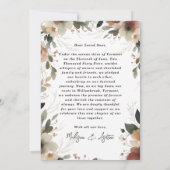 Für immer und immer Script-Cotattecore Blumenzehen Ankündigung (Rückseite)