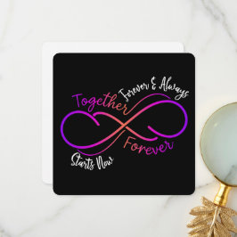 Für immer und immer - Valentintagskarte Dankeskarte