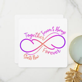 Für immer und immer - Valentintagskarte Dankeskarte