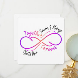 Für immer und immer - Valentintagskarte Dankeskarte