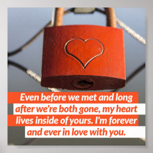 Für immer und überhaupt in der Liebe Poster