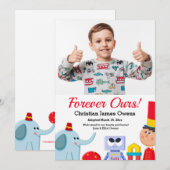Für immer unsere Adoption Foto Ankündigung (Vorne/Hinten)