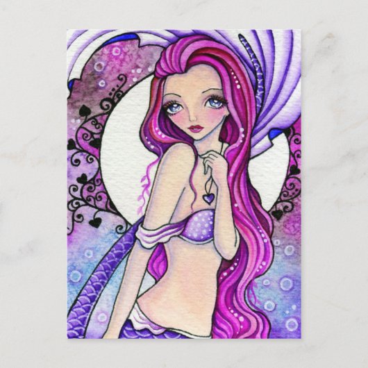 Für immer Valentinsgruß - Postkarte (Vorderseite)