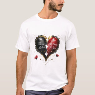 Für immer verbunden, mein Herz schlägt für dich T-Shirt