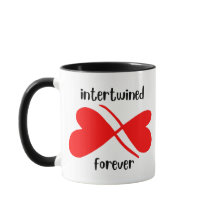 Für immer verschlungene Kaffeetasse