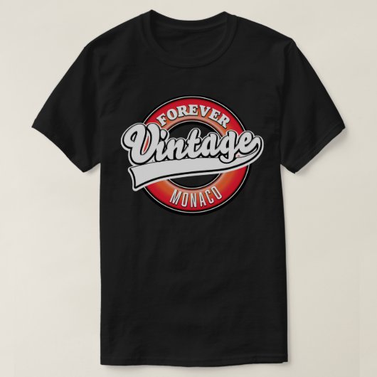 für immer Vintag Monaco T-Shirt (Design vorne)