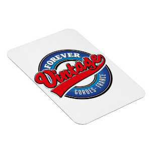 für immer Vintage Gordes Frankreich Logo Magnet