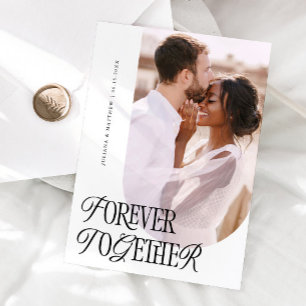 Für immer Vintage Hochzeit Ankündigung