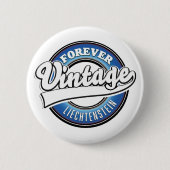 für immer Vintages liechtensteinisches Logo Button (Vorderseite)