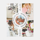 Für immer wäre nicht lange genug gewesen | Pet Los Fleecedecke (Vorderseite)