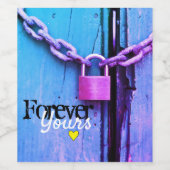 Für immer weinetikett (Einzelnes Label)