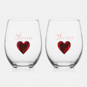 Für immer weinglas ohne stiel (Vorderseite)