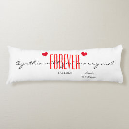 Für immer wirst du mich Body Pillow heiraten Seitenschläferkissen