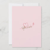 Für immer zusammen einladung (Rückseite)