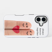 Für immer zusammen iPhone 16 hülle (Rückseite (Horizontal))